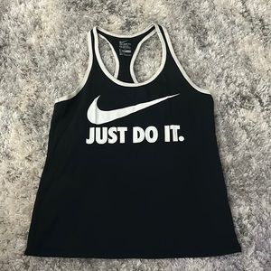 Nike Dri-fit black athletic tank top